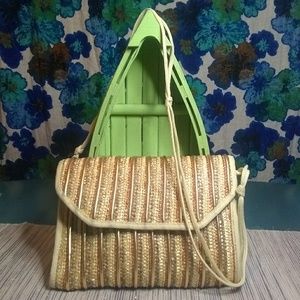 Envelope style Wheat Straw purse